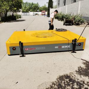 China 10 Tons Wireless Electric Transfer Trolley , Stepless Speed Die Transfer Car on sale