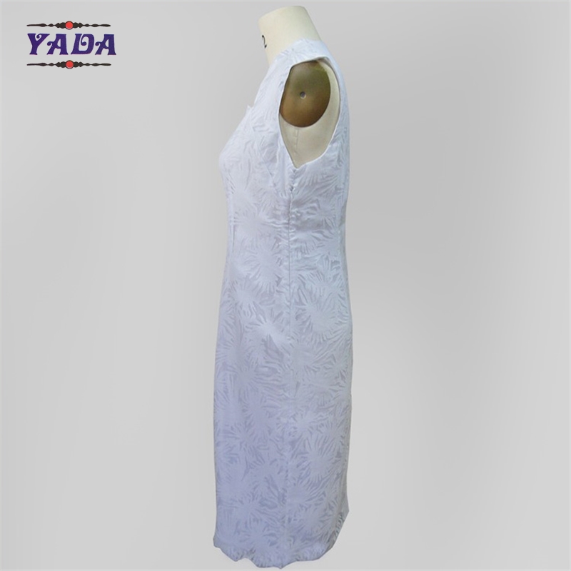Customize neck design fashion summer women dress clothing dresses ladies office wear for lady