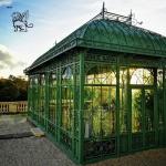 Wrought Iron Sunroom Metal Iron Gazebo Light Green House Wedding Decorative