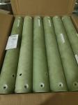Pultruded Profiles Fiberglass Reinforced Plastic Pipe Glossy Round Shape