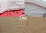 50 people 10 mts white giant inflatable igloo dome tent with entrance tunnel