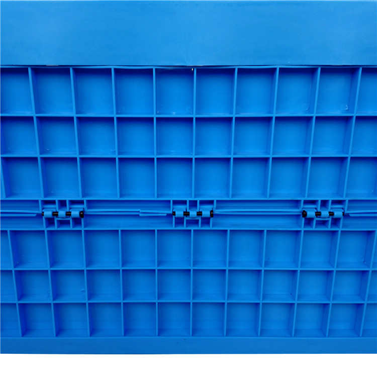 750*580mm Larger Plastic Collapsible Logistics Containers With Casters Convenient