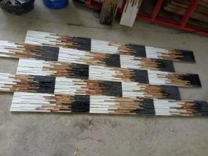 Wholesale 550x150cm Mixed Color Quartzite Stone Veneer Panels from china suppliers