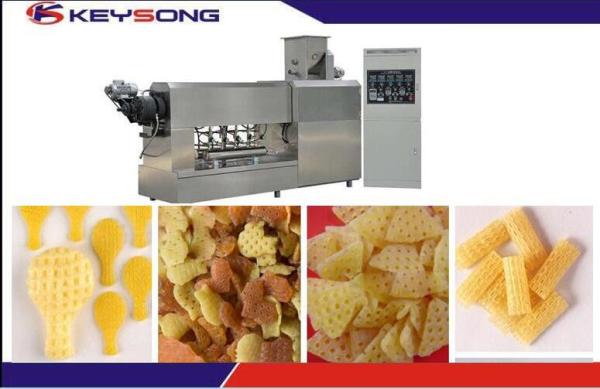 2D 3D Food Fryums Snack Pellet Production Line Extruder Machine Steady
