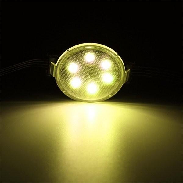 50mm diameter point light source red green blue monochrome 24V outdoor permanent