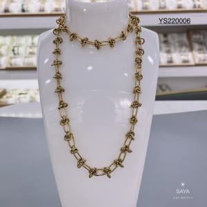 Wholesale Luxury Brand Gold Stainless Steel Heavy Industry Chain Jewelry Set Ring Bracelet from china suppliers