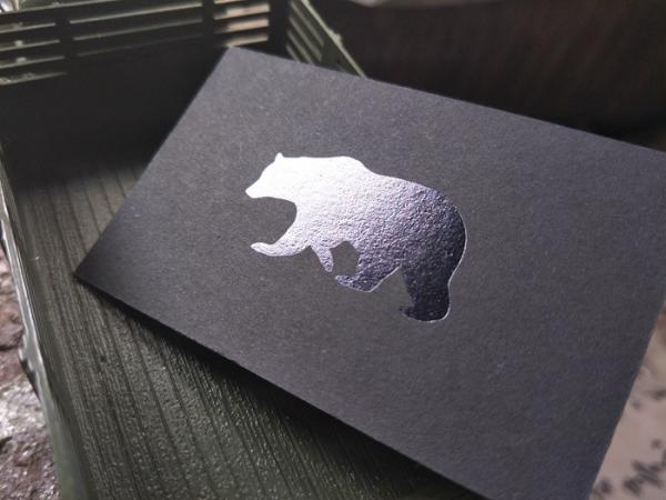 600gsm Foil Print Business Cards , Custom Design Business Cards Interior
