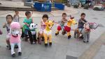 Gema / Mechanical Child Trojan / children's toys / Wooden Horses / non-electric
