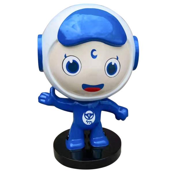 Store Decoration Life Size Cartoon Fiberglass Sculpture , Large Outdoor