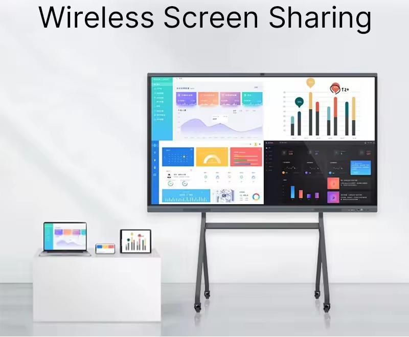 Interactive Whiteboard Collaborative Touch Screen Presentation Board With Dp Interface And High Contrast 5