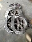 C45E 1030 Carbon Steel Roller Mill Bevel Pinion Gear with quenched and tempered