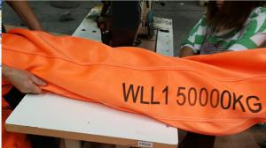 Wholesale Heavy Duty Round Lifting Slings Wll 150ton High Strength Single Tube Sleeve from china suppliers