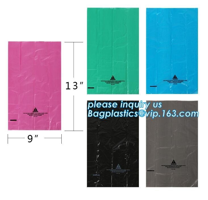 Garbage bag Dog poop bags T-shirt Plastic bag Laundry bags trash bag Nappy Sacks Produce bag die cut/loop handle bags Dr
