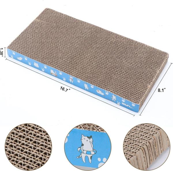 OEM Cat Scratching Boards Reversible Cat Scratcher Box Corrugated Cardboard