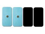 QS-TECH physical therapy electrode pad 5x5cm snap button electrode