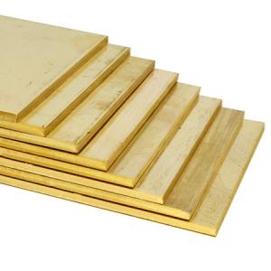 Wholesale Bright Surface Brass Copper Sheet H63 50mm 1250mm Wide T1 H59 from china suppliers