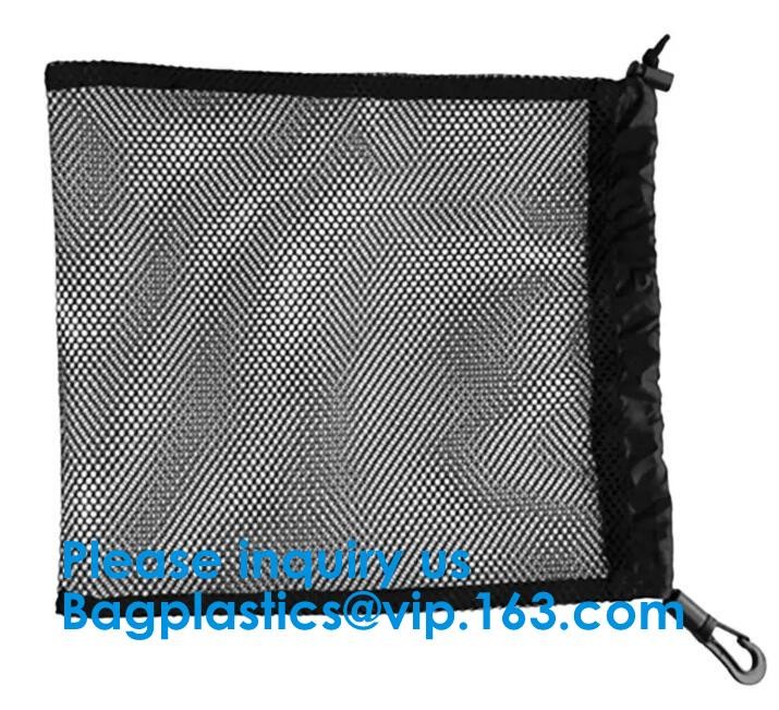 Premium Nylon Beach Laundry Mesh Drawstring Bag Nylon Mesh Gift Bag/Small Drawstring Mesh Bag Bagease Bagplastics