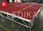 With Stair Disassembly Aluminum Stage Platform Performance Plywood 750kg / M2
