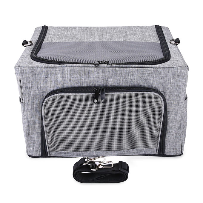 Safety Belt Pet Travel Carrier Outdoor Oxford Breathable Mesh Dog Box