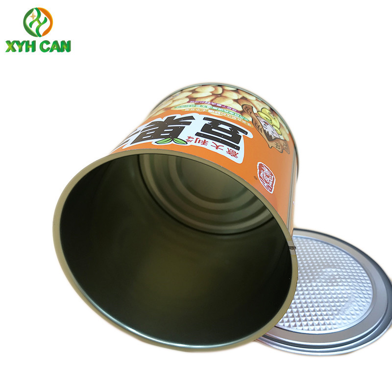 Peanut Popcorn PMS CMYK Printing 0.25mm Food Tinplate Can