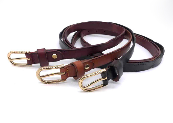 Alloy Pin Buckle 1.8cm Women's Fashion Leather Belts For Dress