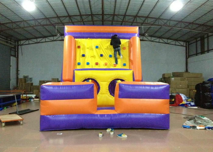 Inflatable Water Climbing Wall / Tower , Funny Attractive Blow Up Climbing Wall