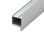 6063 Silver Anodized Extruded Aluminum Windors Profiles for Sliding Windows