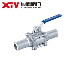 Wholesale Welding Connection Form 3-PCS Floating Ball Valve Q61F Structure from china suppliers
