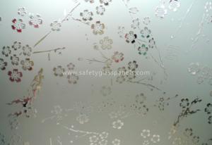 Wholesale Clear Float Curve Acid Etched Glass 4mm 5mm 6mm For Curtain Walls And Bathroom from china suppliers