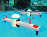 Water Play Equipment Kids Aqua Park Toy Swimming Pool Games Water Seesaw Spray