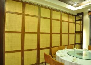 Wholesale Wooden Glass Partition , Wood Sliding Doors Customers Own Material from china suppliers