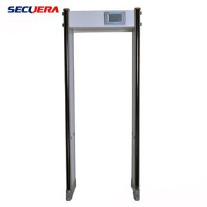Wholesale LCD Screen Door Metal Detector 6 Zones Multiple Frequency For Museum / School / Airports from china suppliers