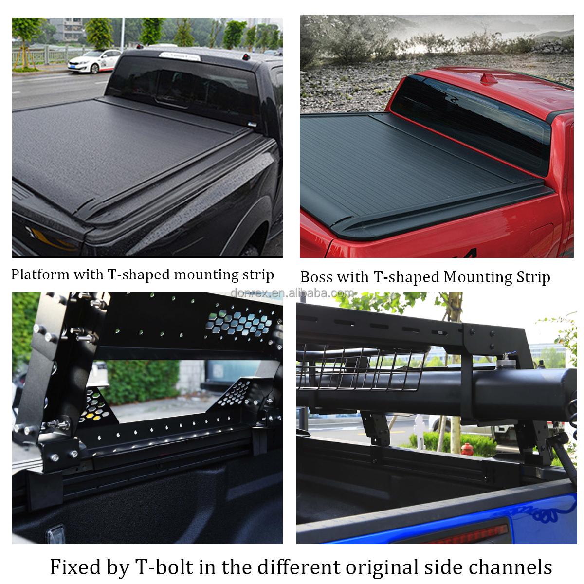 Off Road 4X4 Universal Bed Rack Aluminium Alloy Truck Bed Bars