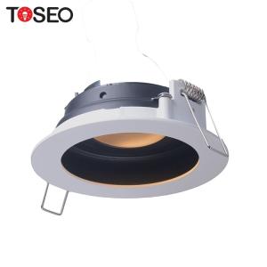 Wholesale GU10 Anti Glare Downlights Fixtures White 90mm Cut Out Downlights from china suppliers
