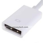 Mini DisplayPort DP Male to HDMI Female Adapter Cable - White (15CM)