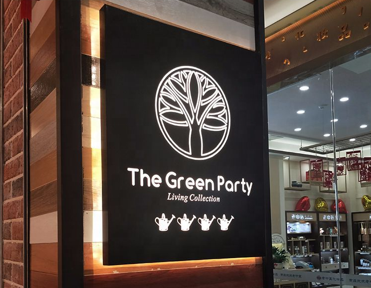 Double-sided luminous light box customize shape color for shop light box energy saving