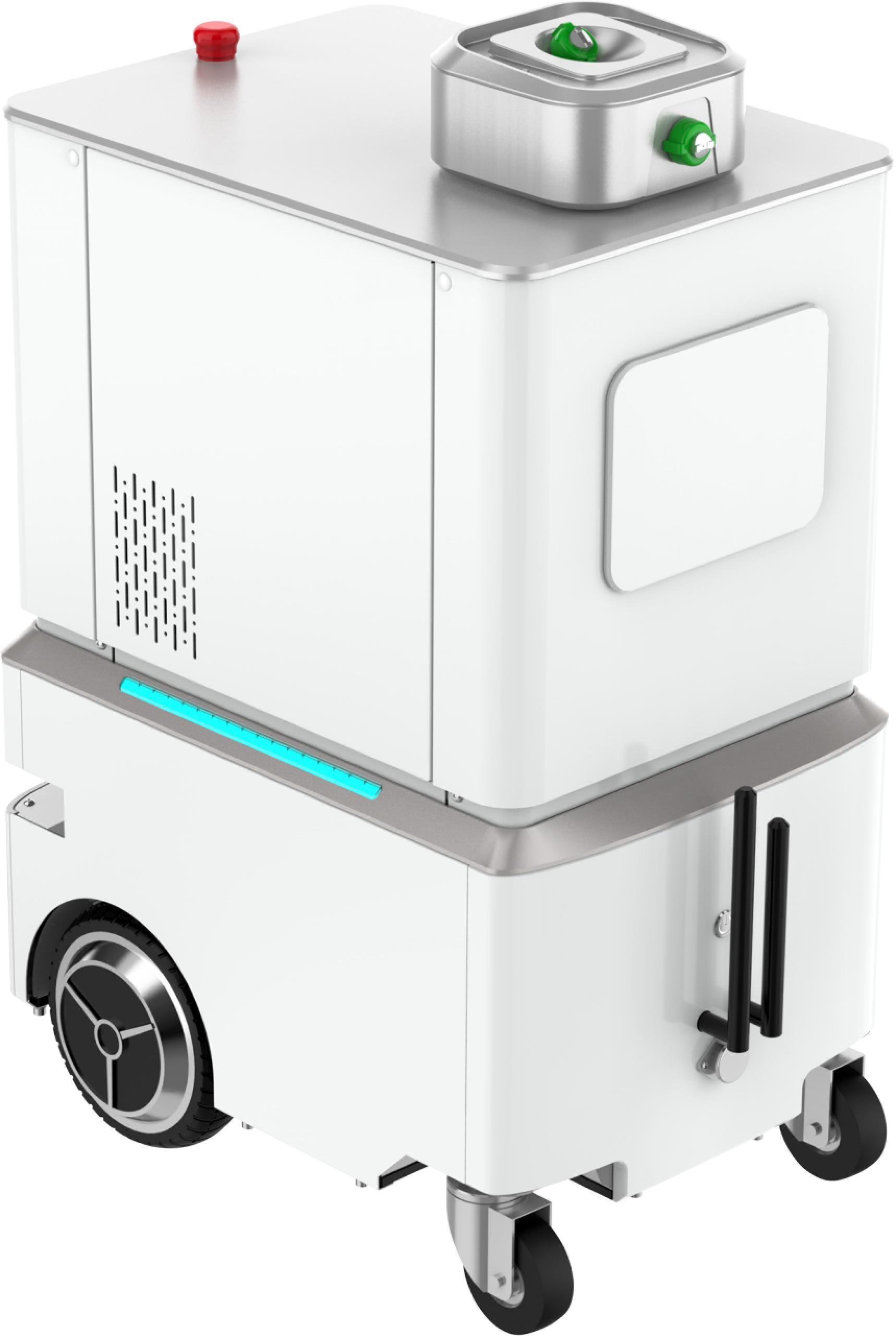 Mobile Robotic Disinfectant Spray Sanitation H2o2 AGV