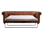 Chesterfield Leather Sofa Bed