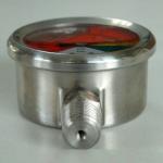50mm All Stainless Steel Pressure Gauge 14 Psi 1 Bar Glycerine Filled Vacuum