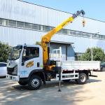 small truck mounted crane truck 4x2 cargo truck with crane