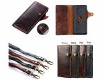Geniune leather flip phone case for 2019 iphone11 11Rro, 11MAX, plug-in card