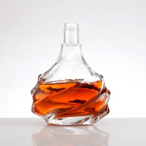 Wholesale Customized Custom Make 200ml 500ml 700ml 750ml 1000ml Elegant Glass Bottle For Whiskey from china suppliers