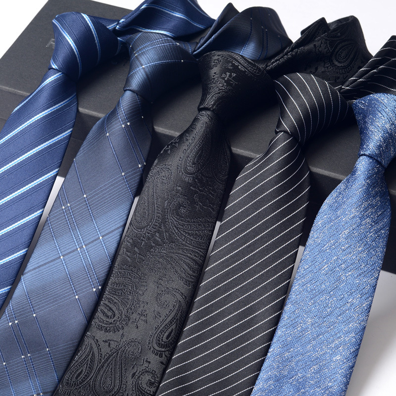 Solid Mens Skinny Ties for Wedding Suits Woven Silk Ties in Sophisticated Gift Box