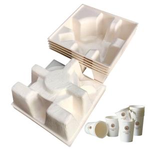 Wholesale Compostable Paper Packaging , Sugarcane Moulded Cardboard Packaging from china suppliers