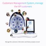CE Approval 32G Magic Mirror Skin Analyzer 12 Million Pixels 15 Inch Screen