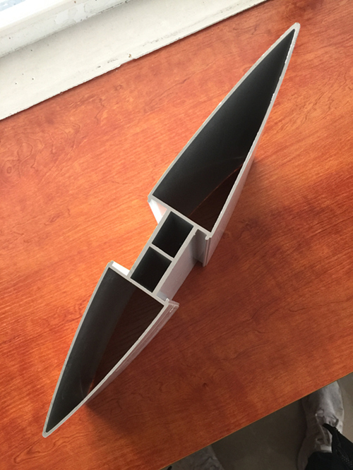Customized Size Aluminum Shutter Profiles 3D Model Design Sustainable