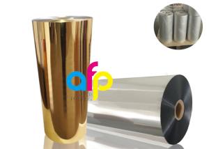 Wholesale Gold Metalized Plastic Film , Moisture Proof Opaque Metallized Polyester Film from china suppliers
