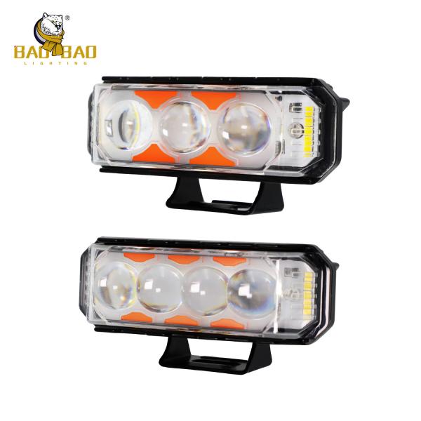 Rectangle Style Yellow Blue Red White High Brightness Motoecycle Spotlight