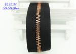Handbags 32 Inch Rose Gold Zipper , Heavy Duty Zipper By The Yard Black / Brown