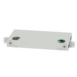 Affordable GRAY LC Type 12 Ports Fiber Optic Distribution Patchpanel for Data